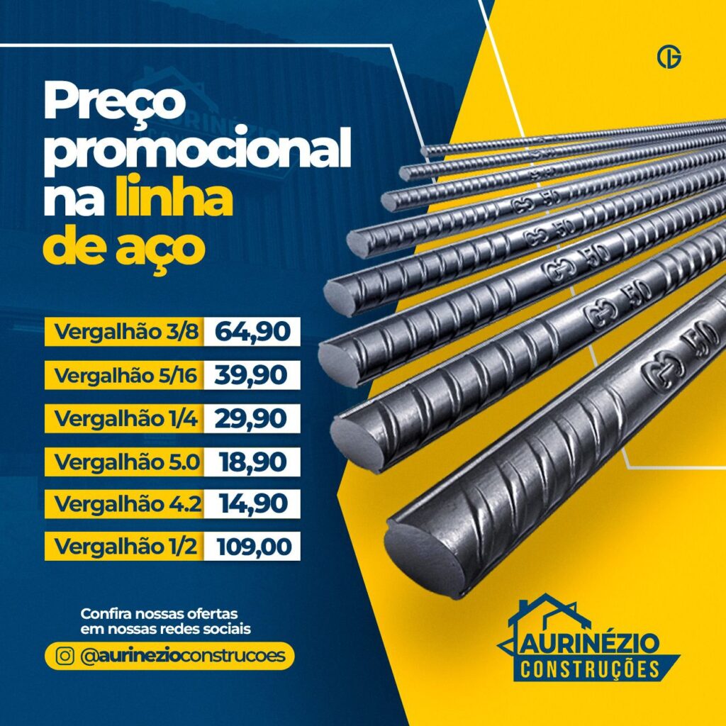 Encontre preços baixos em ferragens de qualidade na Aurinézio Construções de Petrolândia para sua obra