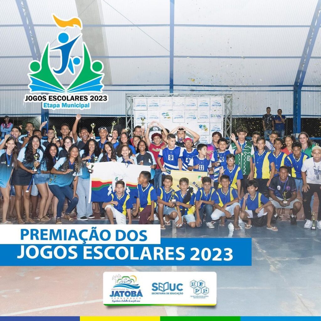 Prefeitura de Jatobá premia atletas destaque nos Jogos Escolares 2023