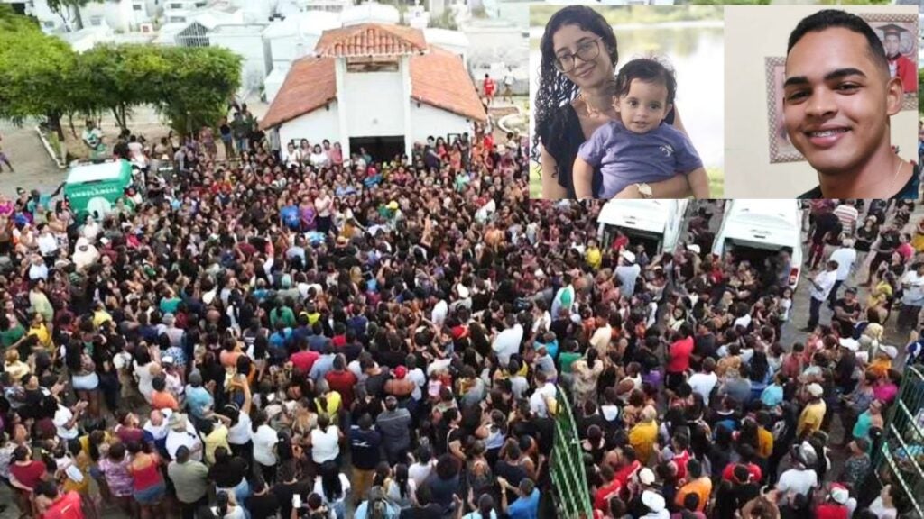 Familiares e amigos se sentem desolados e tristes no sepultamento da família de Petrolândia que morreu em acidente; fotos e vídeo