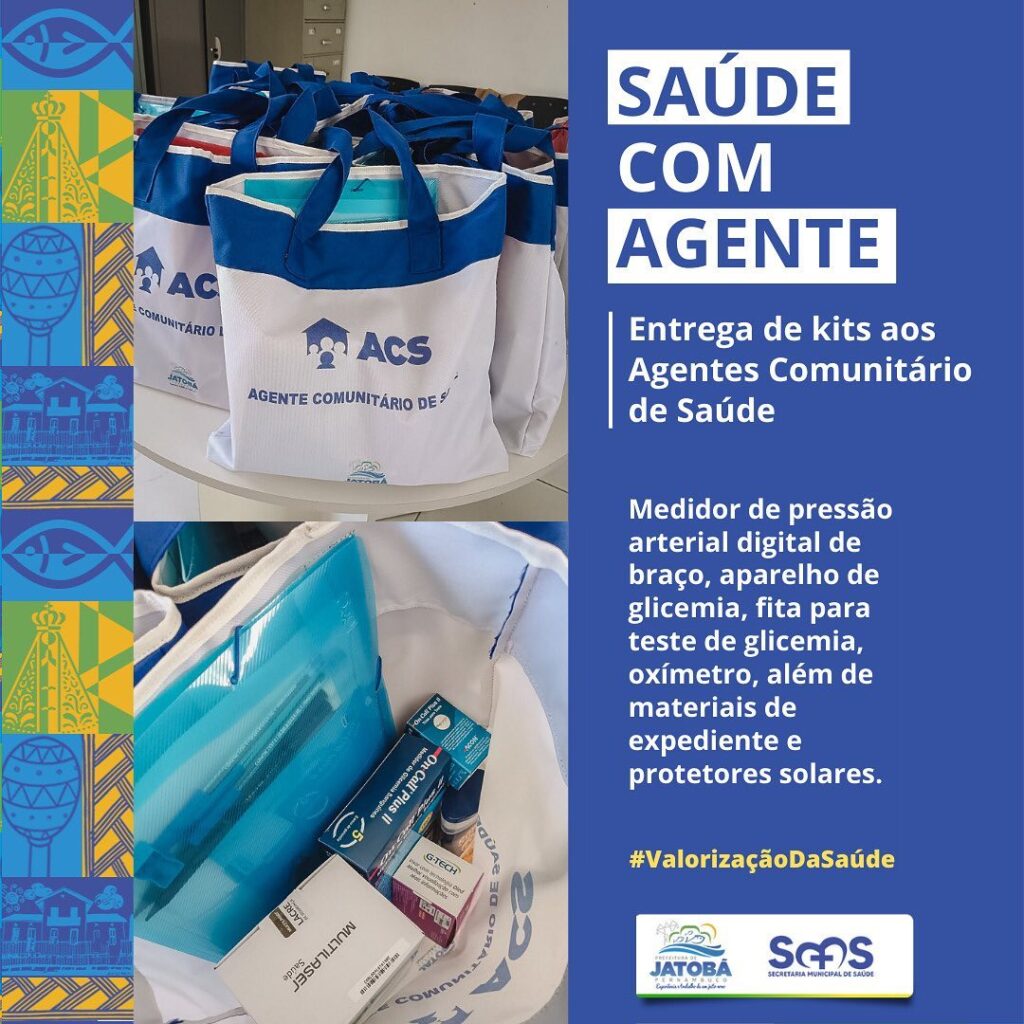Prefeitura Municipal de Jatobá fortalece capacitação dos Agentes Comunitários de Saúde com entrega de kits de atividades práticas