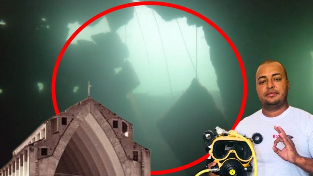 Novo Alerta: Mergulhador Samyr Oliveira mostra aumento na estrutura que está se soltando da Igreja Submersa de Petrolândia-PE; veja vídeo