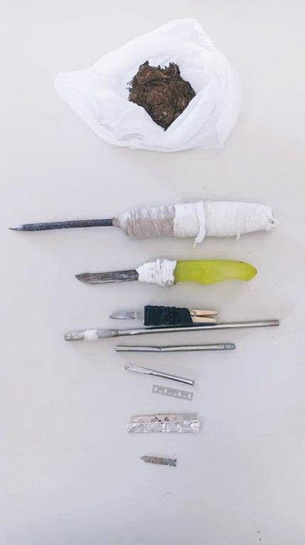 Operação Sertão Seguro resulta em apreensão de drogas e armas brancas na Cadeia Pública de Petrolândia, no Sertão de Pernambuco