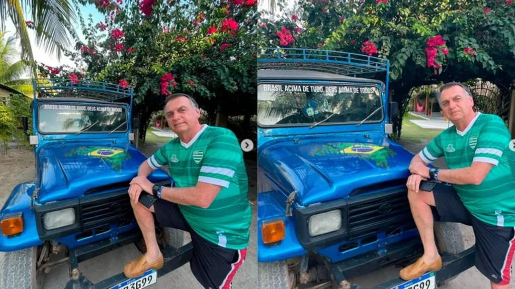 Bolsonaro celebra réveillon em pousada de luxo em Alagoas