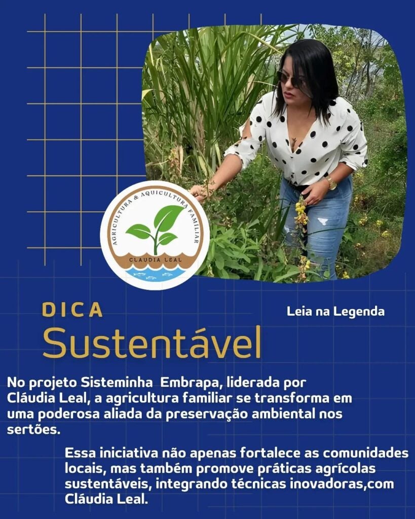 Junte-se na Transformação da Agricultura Familiar com Claudia Leal e o Sisteminha Embrapa!