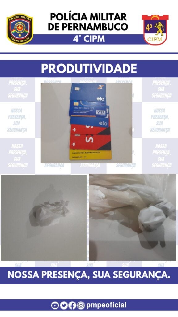 Operação Saturação da 4ª CIPM resulta em cumprimento de mandado com apreensão de drogas e documentos em Petrolândia-PE
