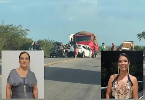 Tristeza em Cabrobó! Mãe e filha morrem em grave acidente na BR 116 próximo ao Bar Coité