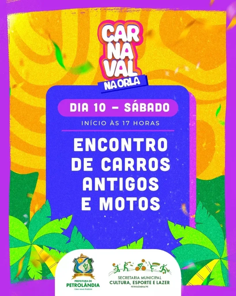 É Hoje! Abertura do Carnaval em Petrolândia Promete Agitar as Ruas!
