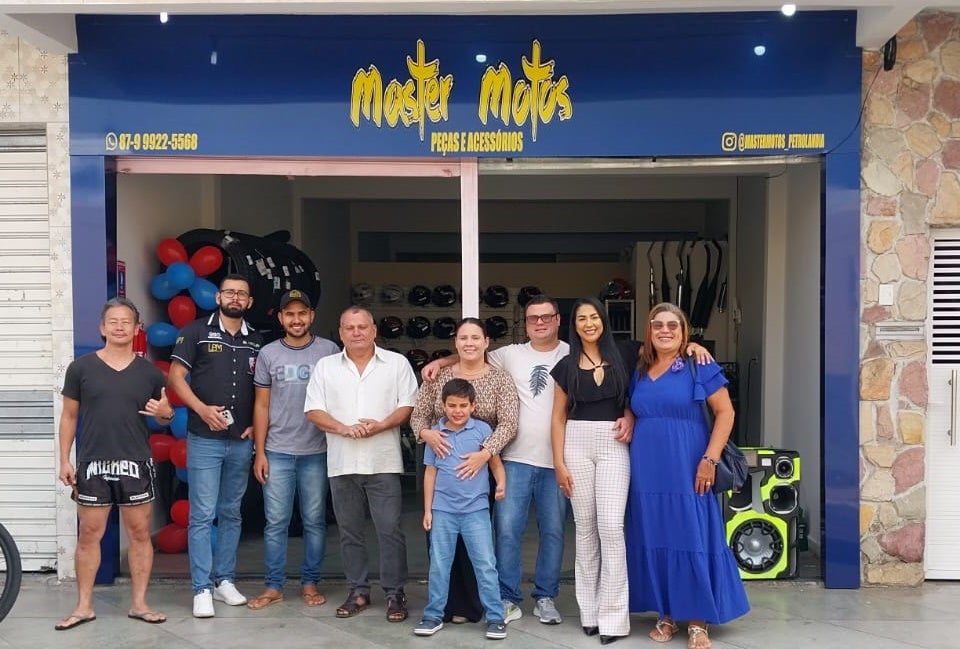 Master Motos Inaugura Nova Loja de Peças e Acessórios de Motos em Petrolândia; VEJA FOTOS E VÍDEO!
