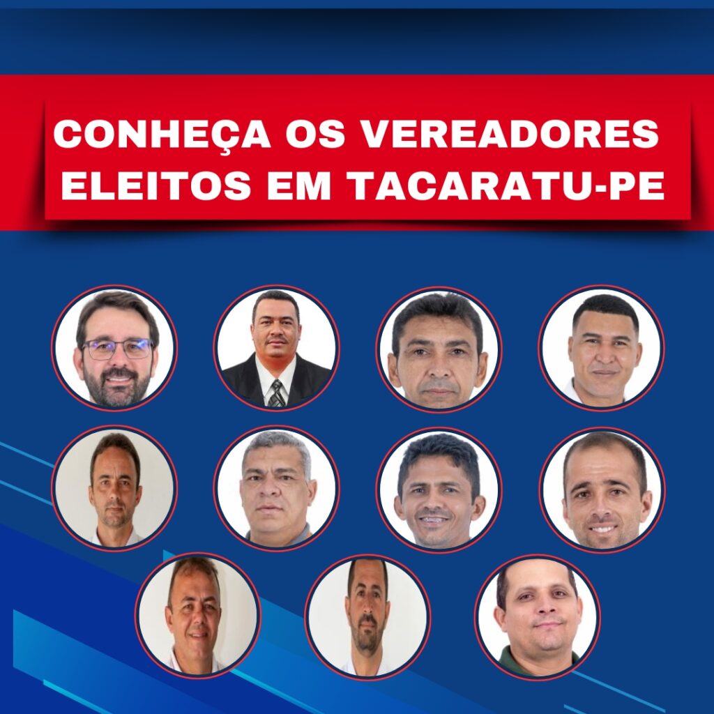 Eleições 2024: conheça os vereadores eleitos em Tacaratu-PE Eleições 2024: conheça os vereadores eleitos em Tacaratu-PE