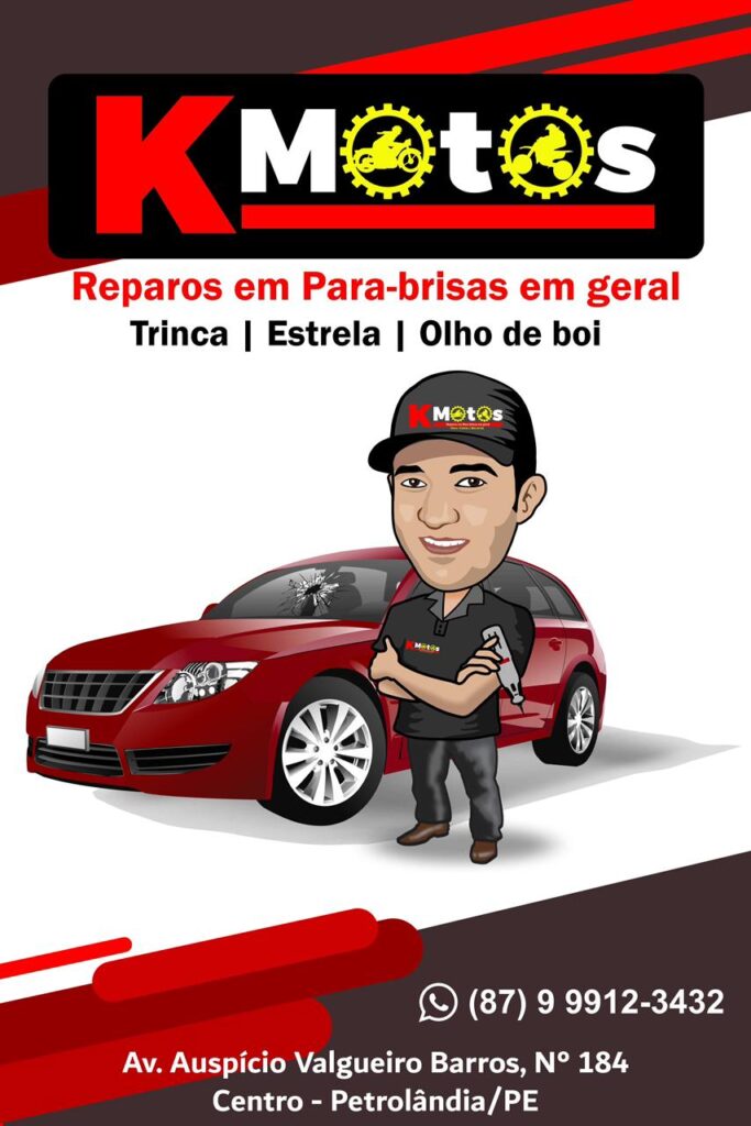 K Motos – Peças e Acessórios com Reparo em Para-brisas em Petrolândia-PE