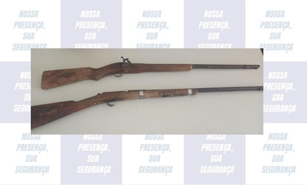 Polícia Militar apreende armas de fogo em operação contra caça predatória em Petrolândia-PE