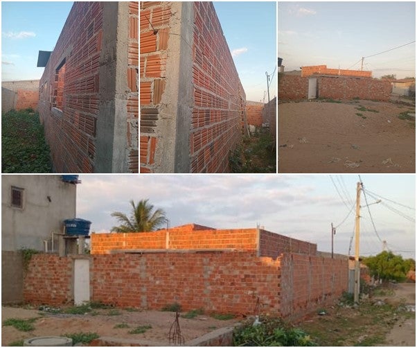 Casa em ponto de madeira à venda no Bairro Nova Esperança, em Petrolândia-PE