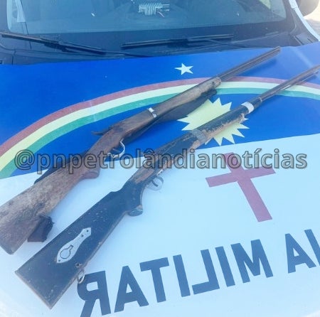 Polícia Militar apreende armas de fogo durante Operação Fecha Batalhão em Inajá-PE