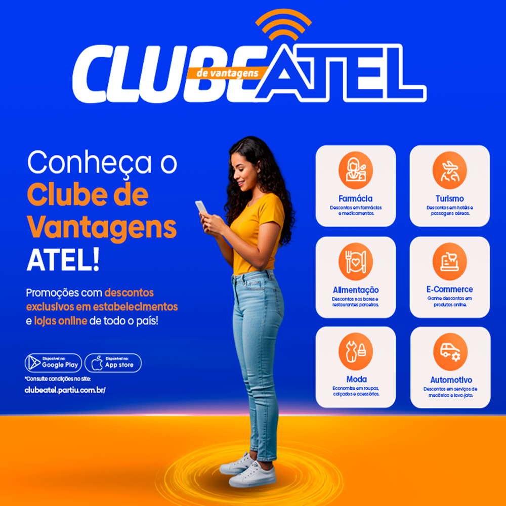 ATEL lança Clube de Vantagens com descontos exclusivos em todo o país