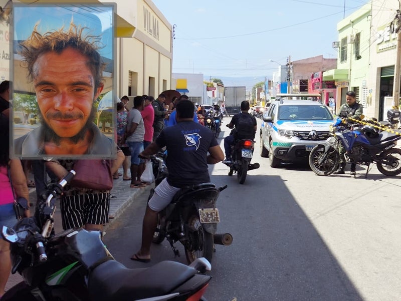 Homem em situação de rua é morto a facadas e suspeito é preso em flagrante no centro de Petrolândia Homem em situação de rua é morto a facadas e suspeito é preso em flagrante no centro de Petrolândia