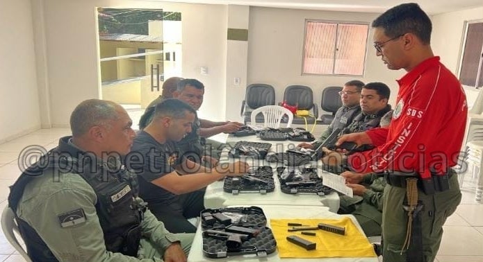 Polícia Militar em Petrolândia recebe treinamento com novas pistolas Glock