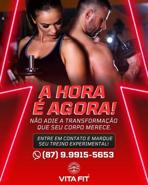 A mudança que você sonha começa agora: Academia Vita Fit de Petrolândia convida você para transformar sua rotina