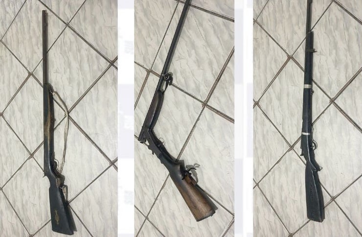 Polícia Militar apreende armas de fogo na zona rural de Inajá, no Sertão de Pernambuco