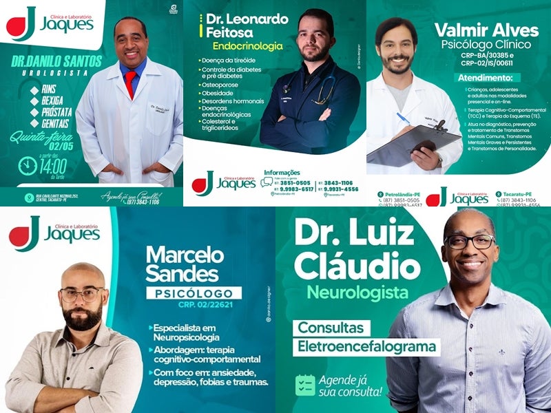 Clínica Jaques divulga agenda médica da semana em Petrolândia