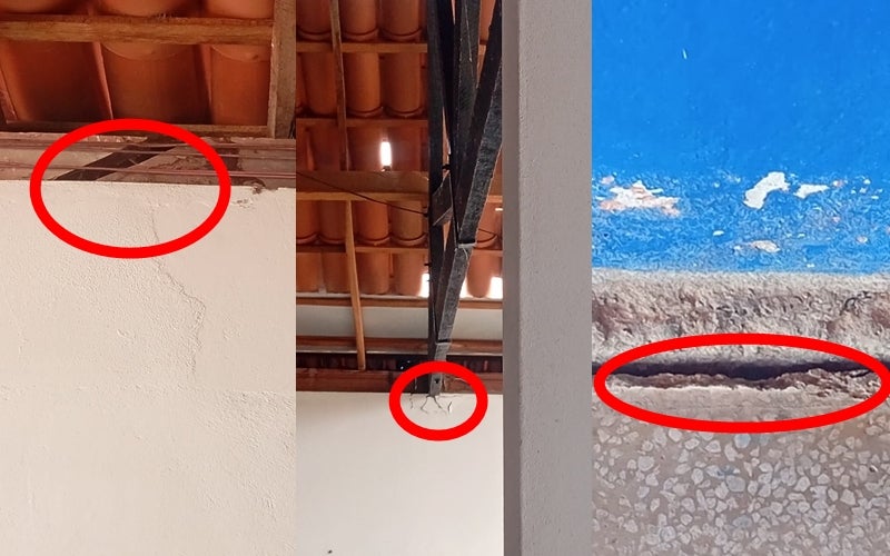 Após forte estalo, Escola Municipal da Agrovila 09 da Reta, em Tacaratu, é evacuada por risco estrutural