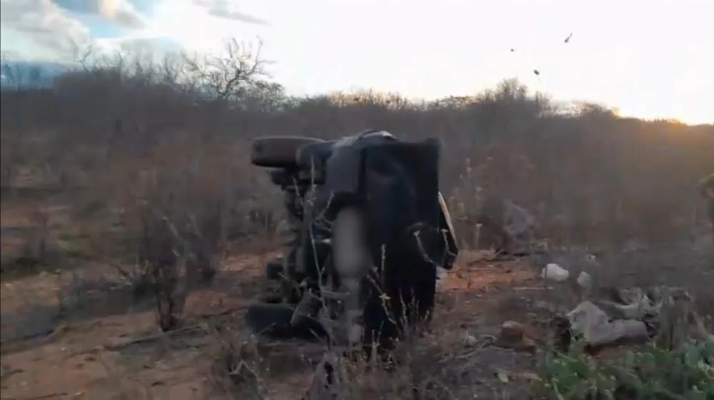Três policiais ficam feridos em grave acidente na Curva do Airi em Floresta, PE