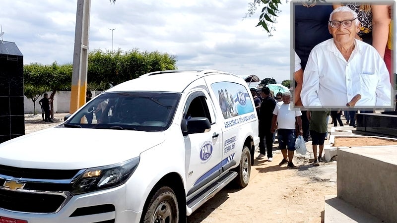 Sob forte comoção, patriarca da família Batista ‘Sr. Bebé’ é sepultado no Cemitério São Francisco de Assis em Petrolândia