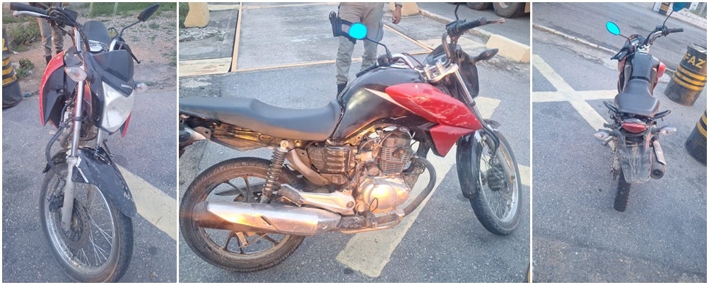 Motocicleta com registro de documento em Petrolândia é recuperada pela PM de Alagoas e está na Delegacia de Delmiro Gouveia