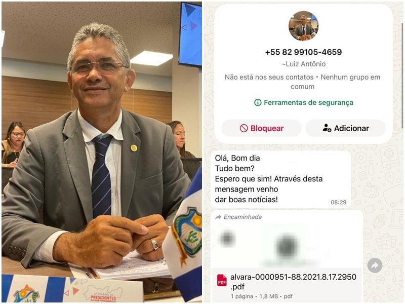 Criminosos tentam aplicar golpe usando nome do presidente da OAB de Petrolândia