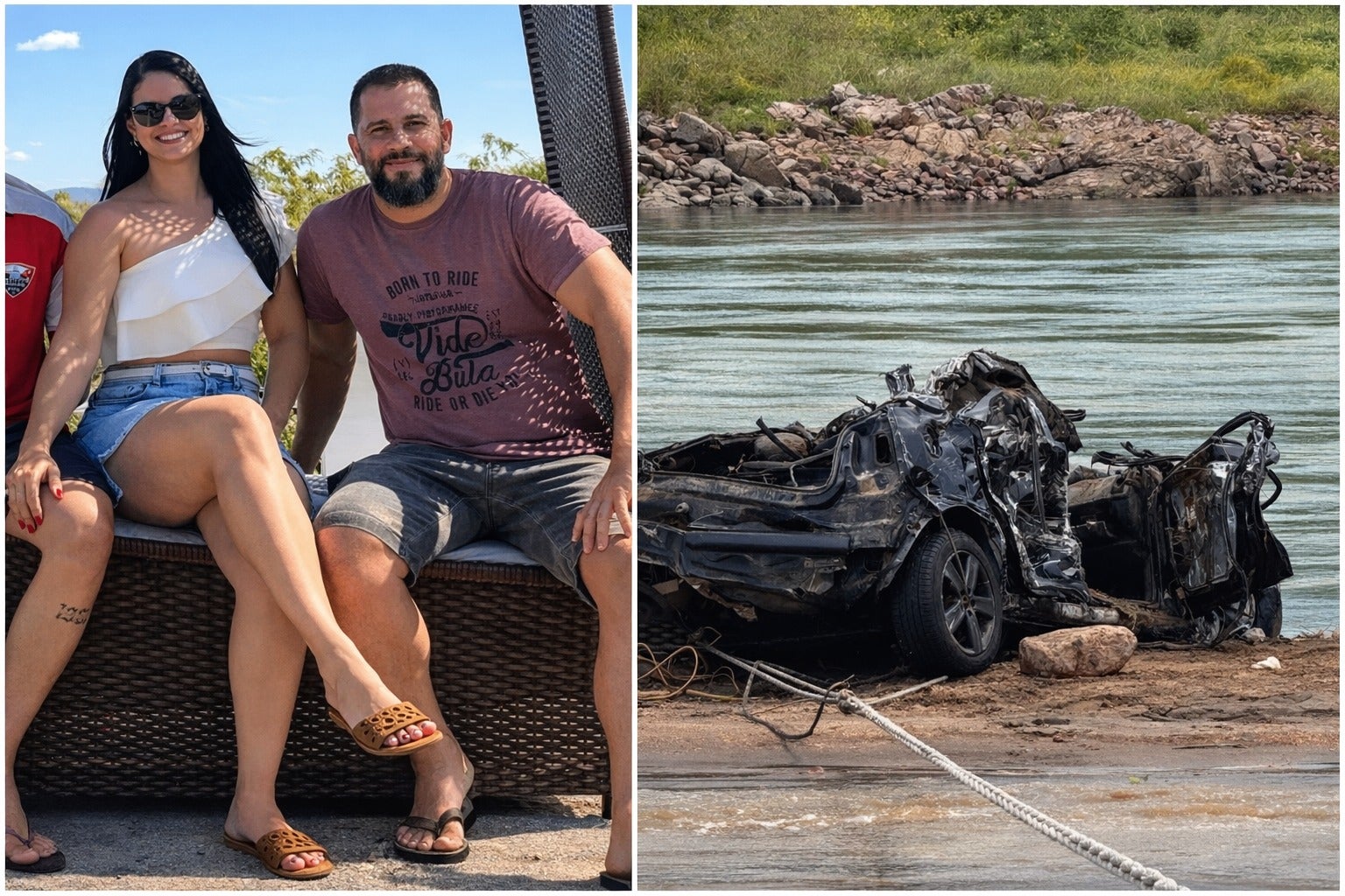 Desmoronamento na divisa entre AL e SE deixa mulher morta e marido desaparecido no Rio São Francisco