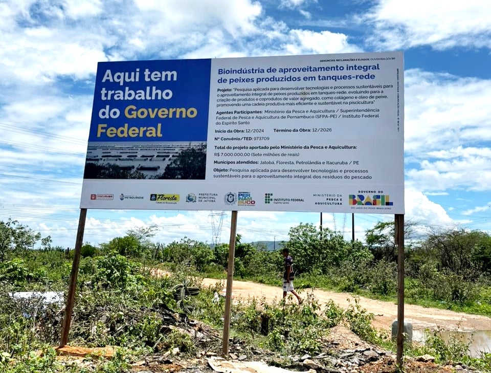 Jatobá será contemplado com projeto federal de bioindústria para aproveitamento integral de peixes