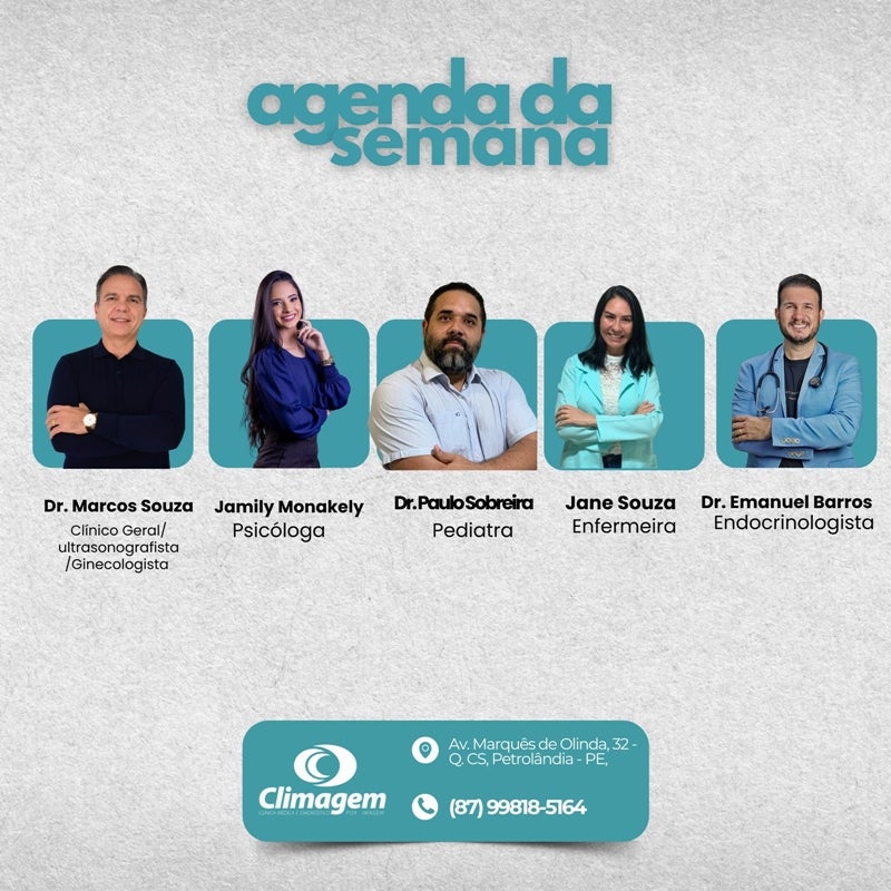 Climagem divulga agenda semanal com especialistas em Petrolândia