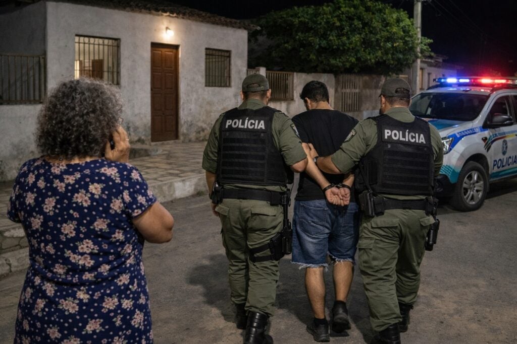 Homem é preso após ameaçar incendiar casa da própria mãe em Petrolândia