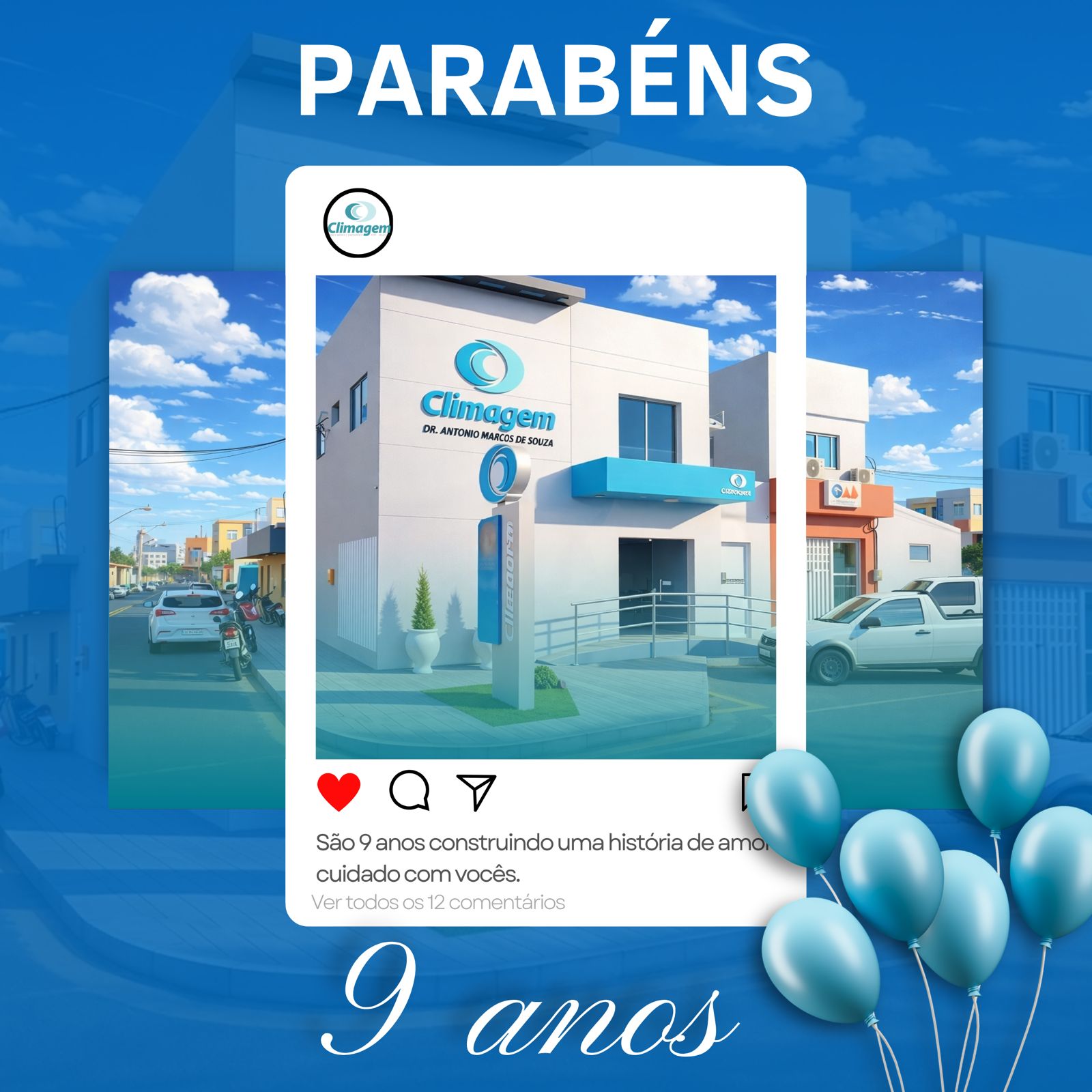 Clínica Climagem celebra 9 anos de dedicação à saúde em Petrolândia