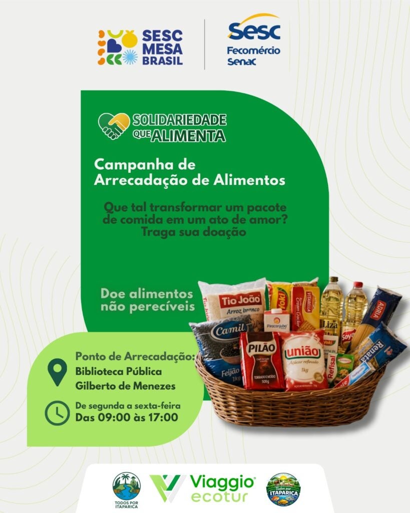 Campanha de Arrecadação de Alimentos mobiliza solidariedade em Petrolândia