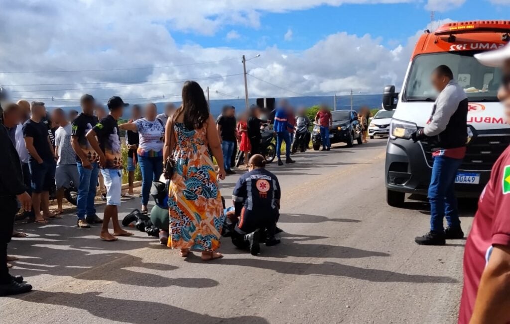 Colisão entre motocicletas é registrada na BR-316, em Petrolândia