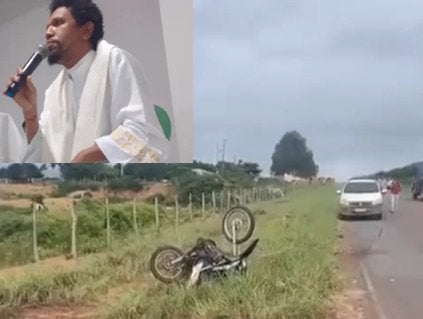 Padre da Diocese de Salgueiro se envolve em acidente na PE-585