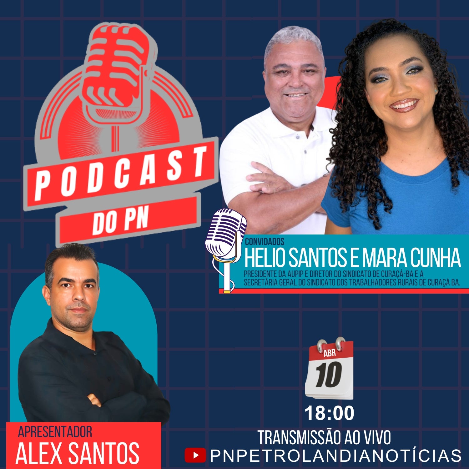 Podcast do PN recebe lideranças de Curaçá-BA para debater o Sistema Itaparica e Seminário regional