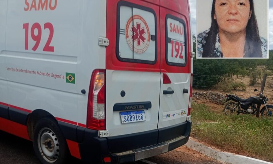 Grave acidente deixa mulher ferida na estrada do Cinturão Verde, em Petrolândia