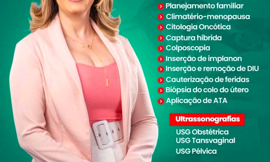 Dra. Ilka Gominho realiza atendimentos especializados na Clínica Jaques em Petrolândia e Tacaratu