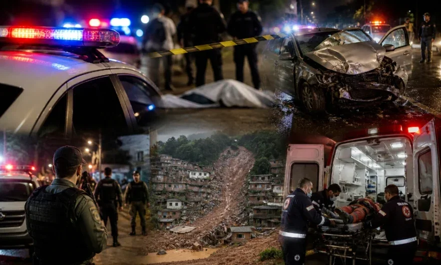 Violência, acidentes e tragédias marcam ocorrências policiais das últimas 24 horas em Pernambuco
