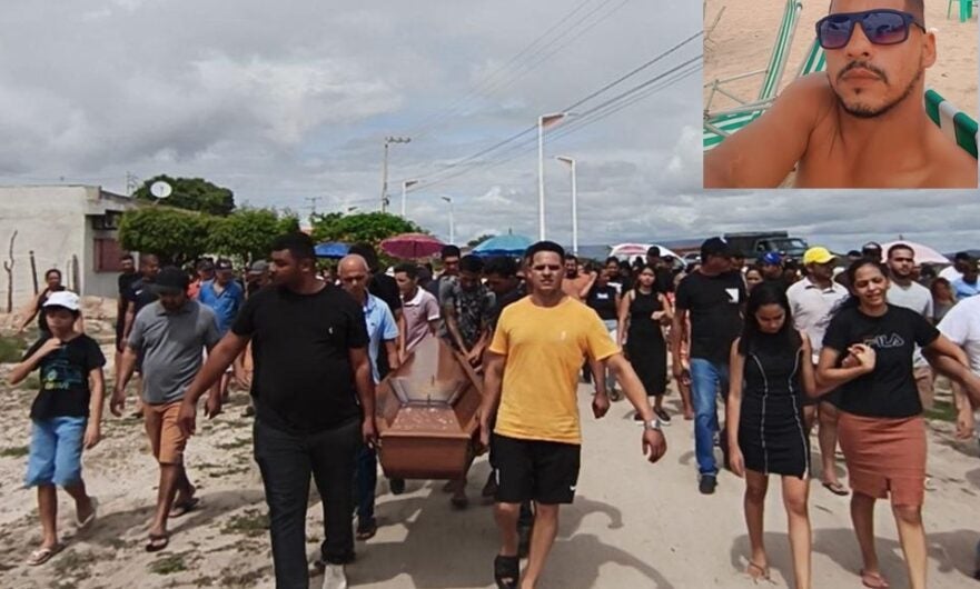 Sob forte comoção, jovem assassinado a facadas em Inajá-PE, é sepultado em Caraibeiras, no Sertão de Pernambuco