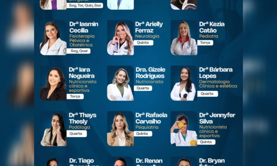 Clínica Pró-Vida divulga agenda semanal com especialistas em diversas áreas da saúde em Petrolândia