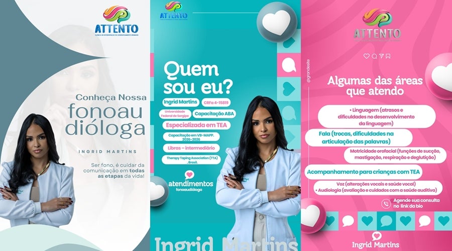Fonoaudióloga Ingrid Martins amplia atendimentos especializados na Clínica Attento em Petrolândia