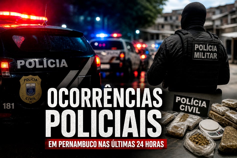 Violência marca últimas 24 horas em Pernambuco com homicídios, prisões e operações policiais