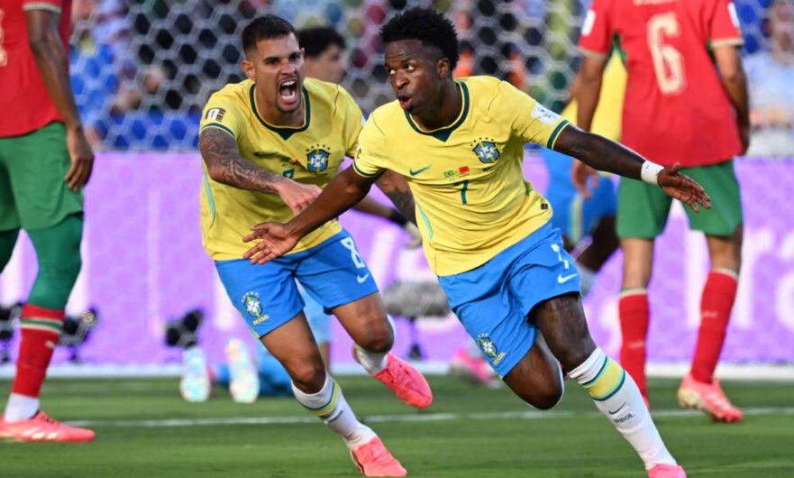 Brasil faz péssimo primeiro tempo e arranca empate com o Marrocos graças a brilho de Vini Jr