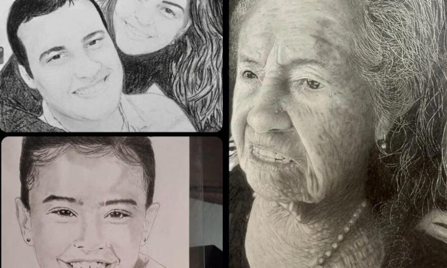 Transforme Quem Você Ama em Arte: Retratos Realistas Feitos à Mão Encantam e Eternizam Memórias