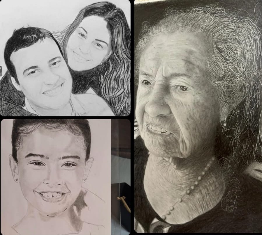 Transforme Quem Você Ama em Arte: Retratos Realistas Feitos à Mão Encantam e Eternizam Memórias