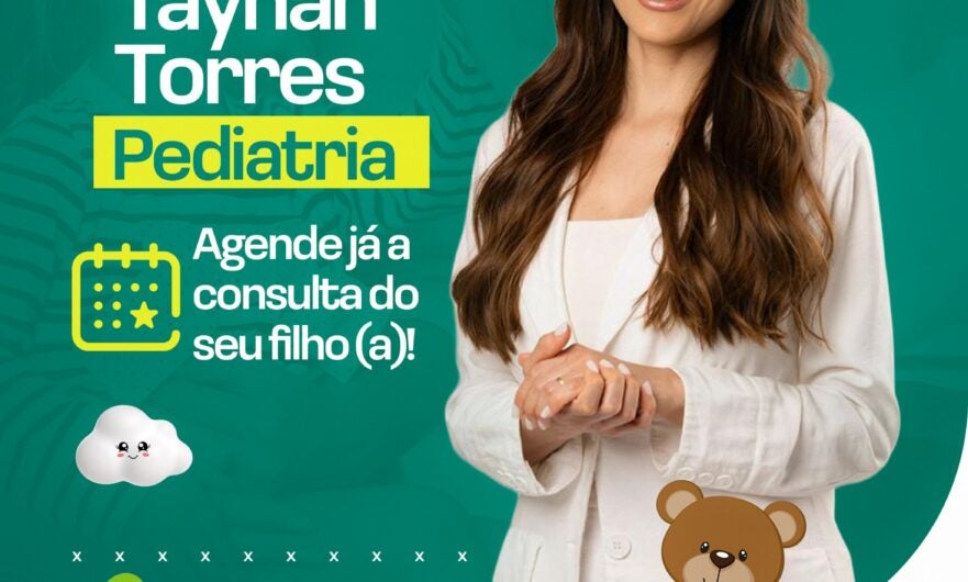 Dra. Taynah Torres passa a atender na Clínica e Laboratório Jaques de Tacaratu com consultas em Pediatria