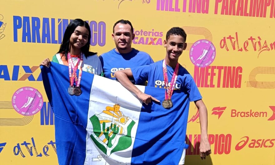 Atletas de Petrolândia brilham no Meeting Paralímpico Loterias Caixa: Vinícios Gabriel conquista bicampeonato e Eloá sobe duas vezes ao pódio