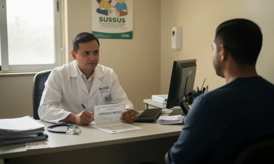 Como pegar atestado médico no SUS grátis: passo a passo completo